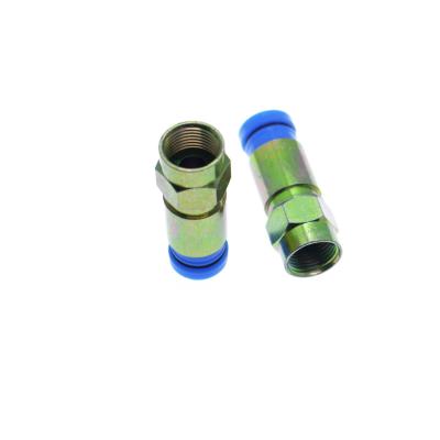 China RF F Male Plug Compression Connector For Rg58 59 6 For CCTV Camera for sale