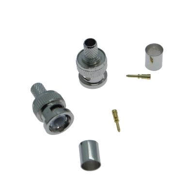 China audio & BNC Video Connectors Cctv Male Solderless Screw Fast Bnc Connector for sale