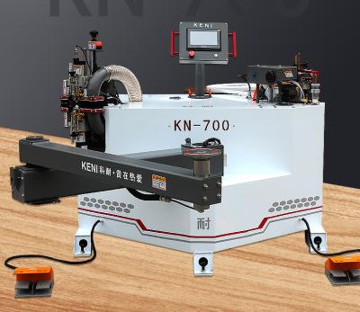 China Home Use Woodworking Straight Trimming PVC Dark Edge Curved Automatic Woodworking Machine For Office Furniture for sale