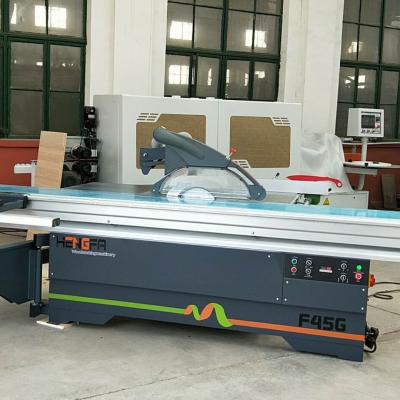 China Precision horizontal automatic panel saw machine wood cutting sliding table saw F45G for sale