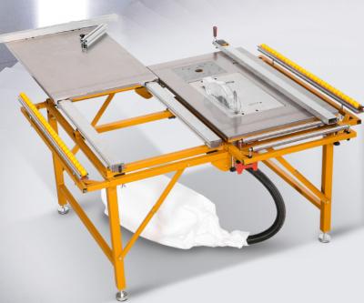 China Woodworking and Dark Rail Folding Single Sliding Table Saw Type Horizontal Clean Edging Machine for sale