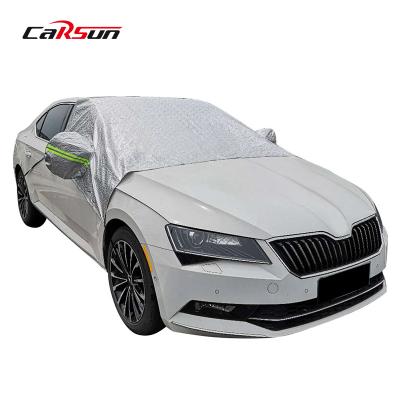 China Portable Universal Outdoor Auto Snow Sunshade Car Windshield Shade Protector Cover Sunshade Waterproof Car for sale