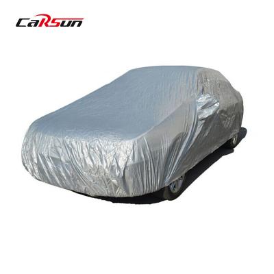 China Custom Outdoor Waterproof Body Nonwoven Car Covers Logo Protector Windshield Automat Car Covers SUV Dust Rain Snow for sale