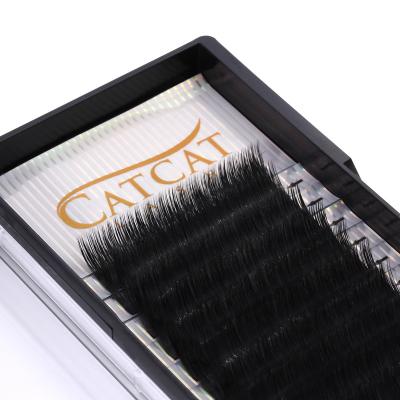 China Cursavela Eyelash Extension False Flower Faux Mink Lashes Russian Flexible Individual Volume Lashes Korea Lashes 50 Natural Lashes Case / Lot Auto Easy Fan for sale