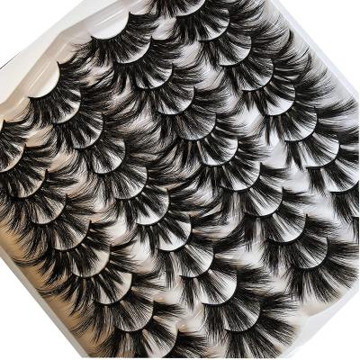 China Canton natural soft wholesale people natural fluffy strip long full lashes (old) 25mm false eyelashes false eye lashes3d mink wholesaler for sale