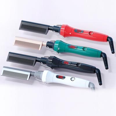 China Multifunctional home hair curling cream 3 in 1 hair straightener and electric curling iron lice comb for wholesales for sale