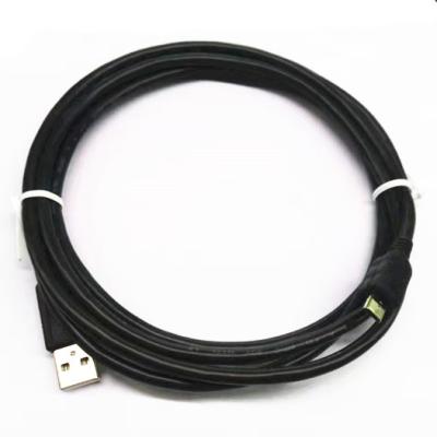 China Four USB 2.0 A Type Solder Male Core To Micro USB Male Molded Data And Power Cable Set L=1830mm for sale