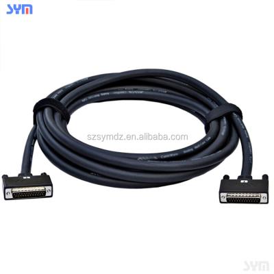 China Monitor Dsub 25pin connector vga dvi cable assembly d-sub 25p male female cable for sale