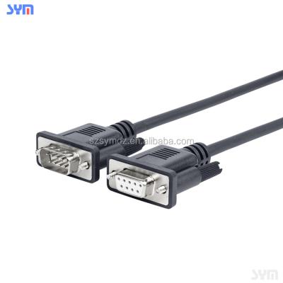 China Monitor Dsub 9pin connector vga dvi cable assembly d-sub 9p male female cable for sale