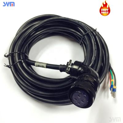 China Industrial Servo Motor Encoder Connector Cable Male Female Servo Power Cable for sale