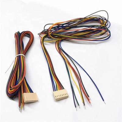 China Custom machinery equipment wire harness 2510-8P connector wire 1007 color 24AWG eight wire 1.2M for machinery equipmen for sale