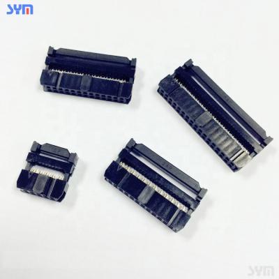 China Factory Price FPC Flat Cable Assembly 2.54mm Flat Socket 6 To 64 Pin IDC Pitch Connectors for sale