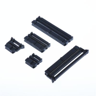 China PCB 34 40 50 60 64pin 2.54mm Female Wire-to-Board Socket Flat Cable IDC Connector for sale