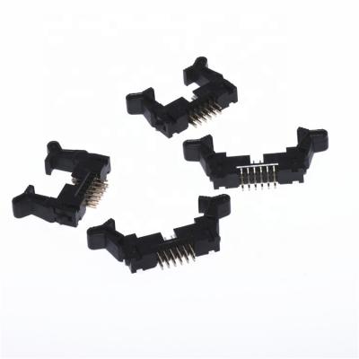 China PA6T /BK 2.0 Mm Long Ear Type 180 Degree Box Header PCB Box Connector for sale