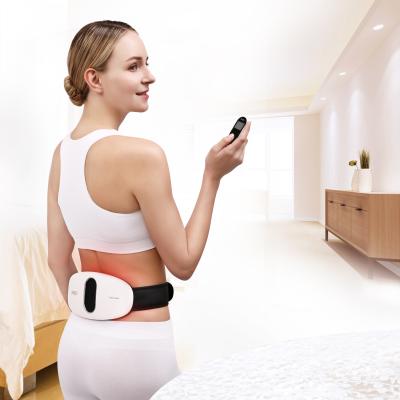 China Waist Lower Price Back Pain Relief Relieve Stress Electricity Massager Waist Massager Belt With Heat for sale