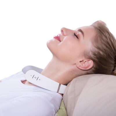 China Rechargeable Electric TENS/heat U Shape Smart Tens Neck Massager for sale