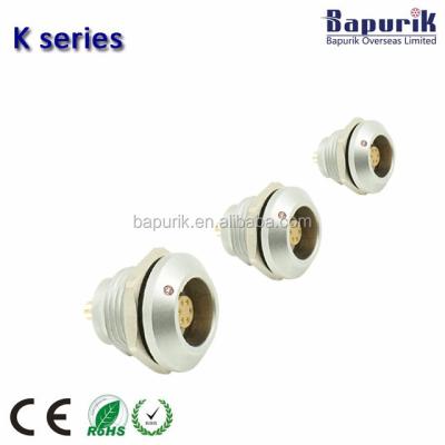 China audio & Video waterproof connector K series FGG EEG EEG PHG FHG lemos connector match RS232 RG58 RG59 connector for sale