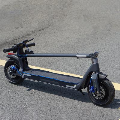 China Adult 48V 500W*2 E Scooter 10 Inch Unisex Foldable Electric Kick Scooter With Dual CNC Supporting Disc Brake ABS Brake for sale