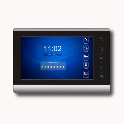 中国 2 way intercom apartment Video door phone monitor hands free dual communication video intercom 販売のため