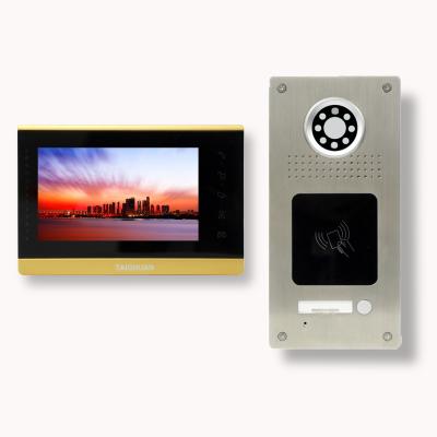 中国 7 inch IP Smart Video Intercom 2 way communication for Multi Apartment Video Intercom 販売のため