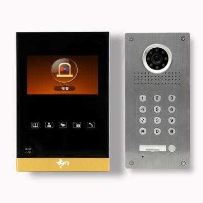 Китай 3.5 inch IP Smart Video Intercom 2 Way Communication for Multi Apartment Video Intercom продается