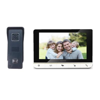 中国 interphone video audio door bell 7 inch color monitor 2 way audio intercom door phones analog VDP kits 販売のため