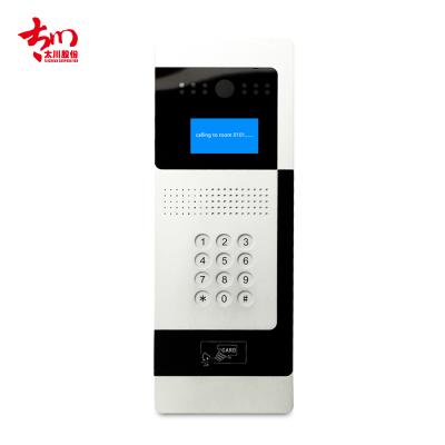 Cina Smart Access SIP Video Intercom System IC ID Card Unlock Multiple Apartment, Video Door Phone in vendita