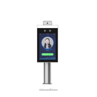 中国 2020 newly for bank office and entrance place Non-contactin frared temperature detection and face recognition access control 販売のため