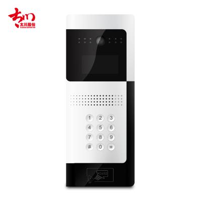 Cina Good Quantity Apartment Video Door Phone IC ID Card Unlock Flat to Flat Control Access, IP Video Intercom in vendita