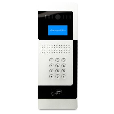 China New Apartment Video Door Phone TCP IP Door Unlock 2 Way Intercom Flat to Flat Call IP Video Intercom zu verkaufen