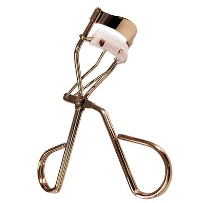 China Not Specified New Listing Carbon Steel Mini Half Plastic Eyelash Curler Makeup Eye Lashes Tool Curler Clips With Comb for sale