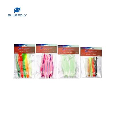 China Octopus Skirt Bait Bait Lure Rubber Plastic Soft Plastic Octopus Fishing Lure for sale