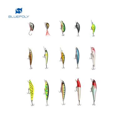 China ABS Hard Plastic Lure Fishing Lure With Hook Fishing Triple Bait Plastic Fishing Lure for sale