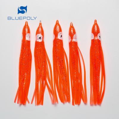 China Octopus Skirt Bait Lure Bait Soft Plastic Squid Lure Plastic Octopus Fishing Lure Skirts OS011 for sale