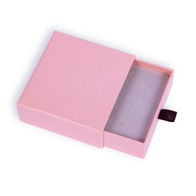 China Recycled Materials Luxury Custom Logo UV Drawer Sliding Gift Boxes Luxury Jewelry Packaging for sale