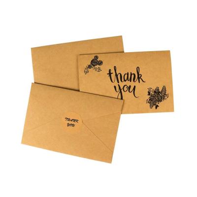 China Thank You Card Custom Printed Wrapping Paper Thank You Cards Christmas Gift Cards Greeting Cards for sale