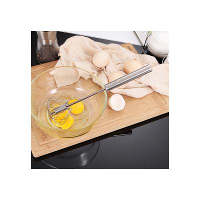 China Sustainable Professional wholesale kitchenware stainless steel manual egg pusher semi automatic egg beater for sale