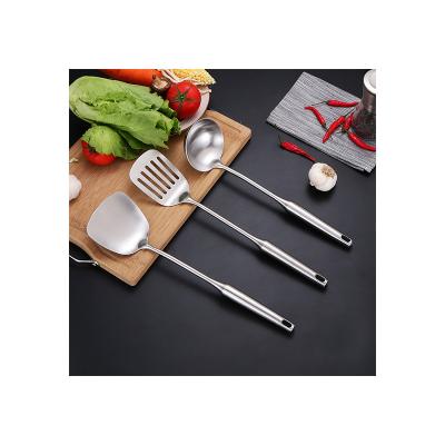 China Sustainable Amazons Best Seller List Metal utensilios de cocina Home Kitchen Stainless Steel Spatula Utensils Set Cooking Tool With Holder for sale