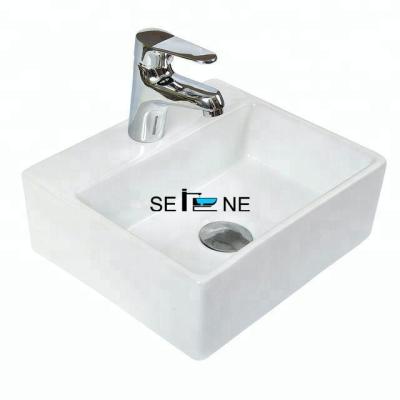 China Restaurant Kitchen Sink Modern Design Ware Corner Wall Mounted Hand Wash Sink Serene Small Bathroom Sanitary Mini Size Mini Size for sale