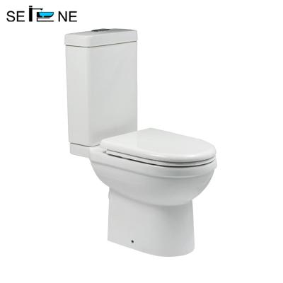 China European Ceramic Double-flow Bathroom Commode Price for sale