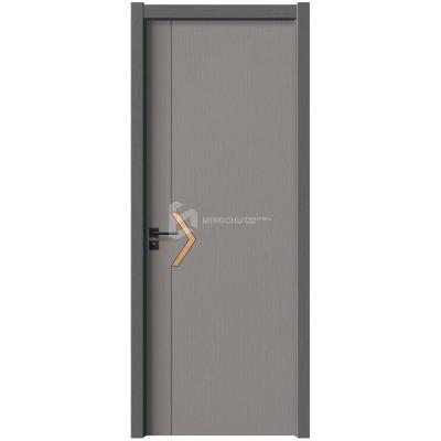 China Modern Wooden Door Waterproof Feature Composite Carbon Crystal Wood Door For Toilet for sale