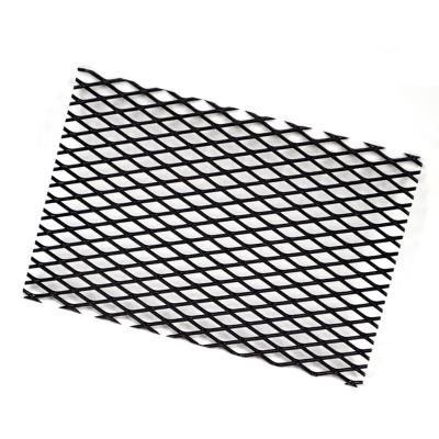 China Black Artistic Ceilings Metal Wire Mesh Suspended Tiles Ceiling For Airports Metro Bus Train Stations for sale