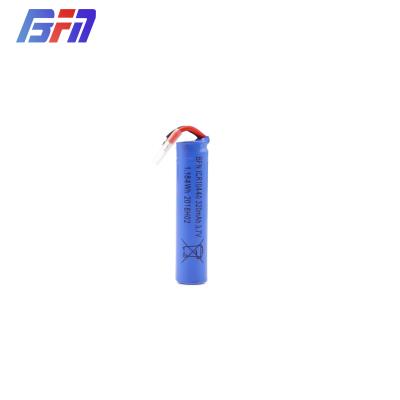 China Cylindrical 3.7V 320mAh 10440 lithium battery customized BFN LED lights flashlight 10*44mm Li ion battery cell for sale