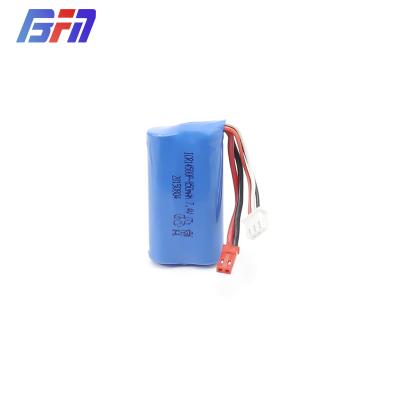 China rechargeable 7.4v lithium battery pack 850mah 3.7V 14500Li ion850mah lithium battery pack 14*50mm for sale