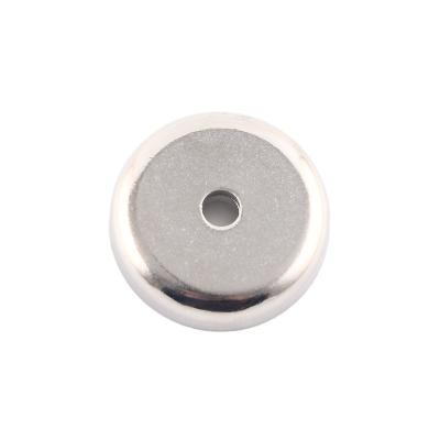 China NeFeB Magnet Strong Pulling Force Threaded Ndfeb Flexible Neodymium Cheap Pot Magnet / Cup Magnet With Countersunk Holes, Screws, Hooks for sale