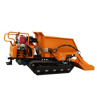 China Hot Selling Graden Mini Crawler Track Unloader 500kg 800kg 1000kg Rubber Automatic Electric Mini Carrier Dumper With Lift for sale