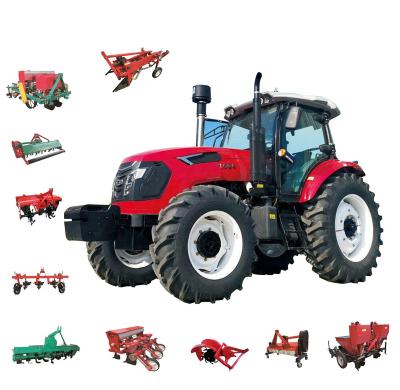 China Cultivate China 30HP 40HP 50HP 60HP Cheap Farm Tractor 4x4 Mini Farm Wheeled Tractor For Sale for sale