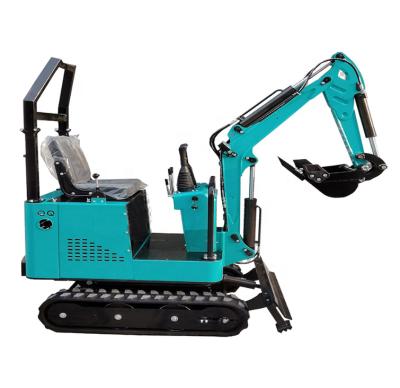 China Excavadoras Escavator 1ton Mini Excavator Mini Garden Digger Loader Agricultural Excavator For Sale for sale