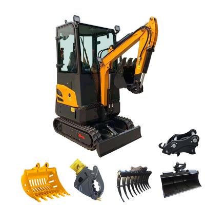 China China new diesel factory excavator 1 ton mini diggers used koop/kubota/yanmar engine for cheap sale for sale