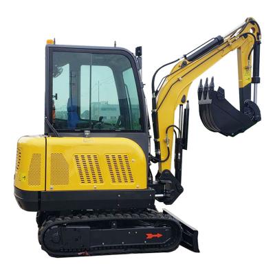 China Retail Chinese 2.5 Ton Crawler Mini Excavator With Enclosed Cabin For Cheap Price for sale